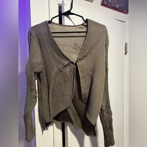 Olive green Babette Cardigan
